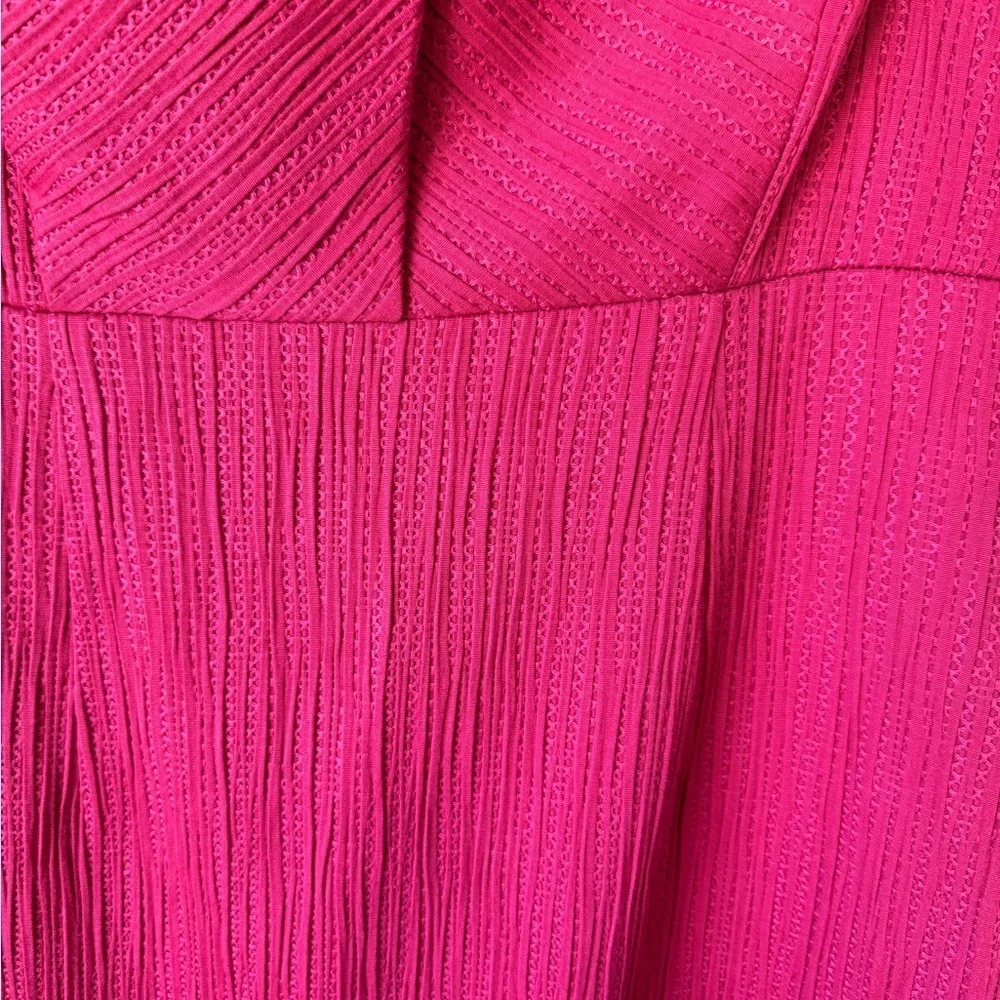 Kay Unger Vibrant Pink Mini Dress - Picture 3 of 6